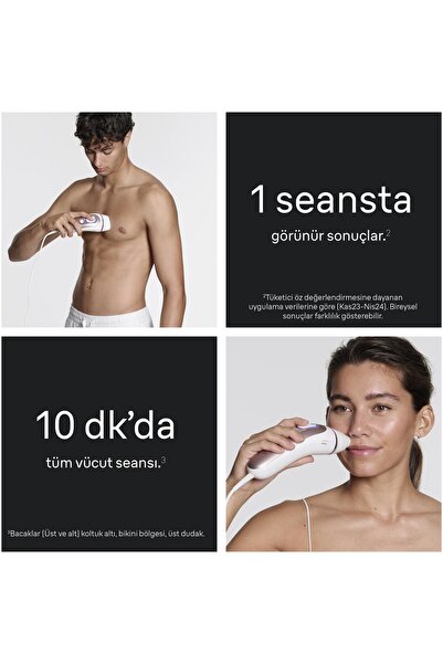 Braun IPL Skin i·expert, Evde Lazerle Tüy Alma, App ile, Çanta, Gillette Venus, 2 Başlık, PL7211