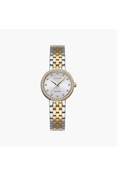 Omax Women's Analog Round 30 MM Metal Closed Band Watch | 00ASS012T012
