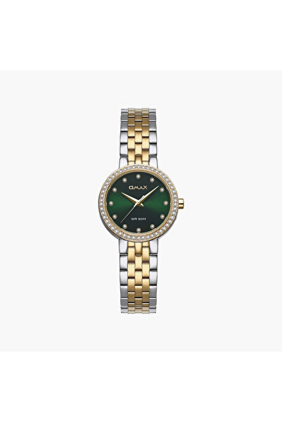 Omax Women's Analog Round 30 MM Metal Closed Band Watch | 00ASS012T010