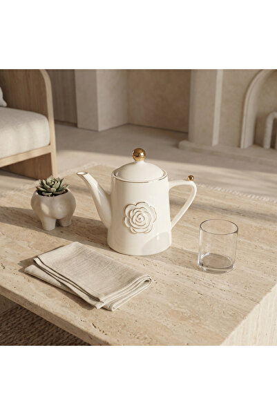 Lifestyle Rosy Porcelain Teapot - 1.2 L
