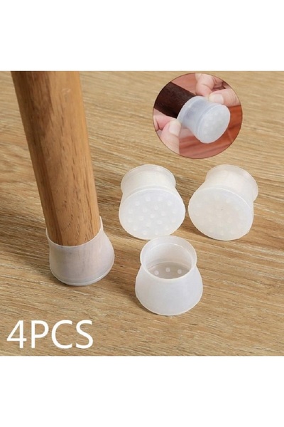 DAVIDAMI CONCEPT Set 4 x Protectie din Silicon pentru Picioare de Scaune si M...
