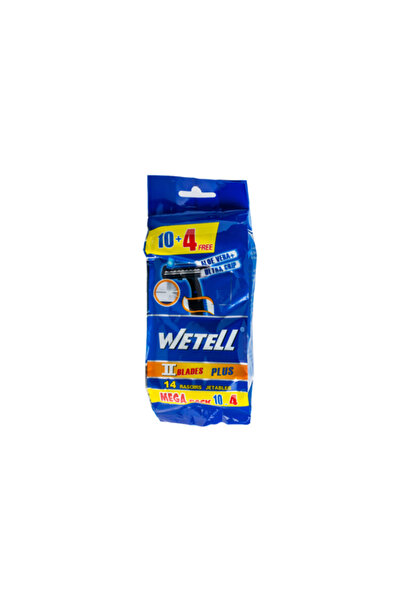 WETELL شفرات حلاقة للرجال 10 + 4 شفرات مجانية (14 شفرة)