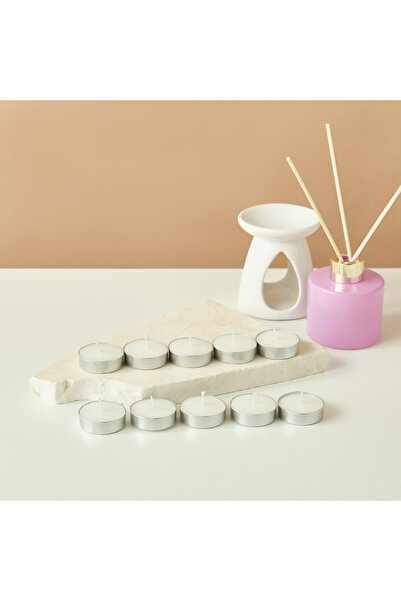 Lifestyle Unscented Tea-Light In Printed Box with Window - Set of 30