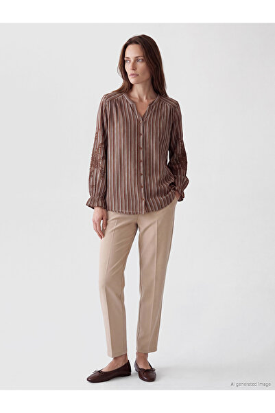 LC Waikiki Pantaloni de damă bej