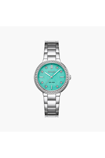 Omax Women's Analog Round 34 MM Metal Closed Band Watch | 00ASS004S001