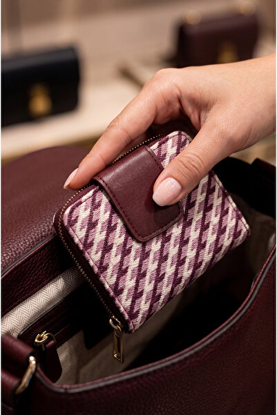 Mazel Design Mini Card Holder and Wallet with Zippered Coin Compartment