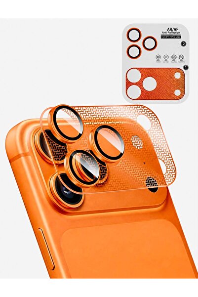 FawCase iPhone 17 Pro Max Uyumlu Ultra İnce Tam Kaplama Safir Kamera Lens Kor...