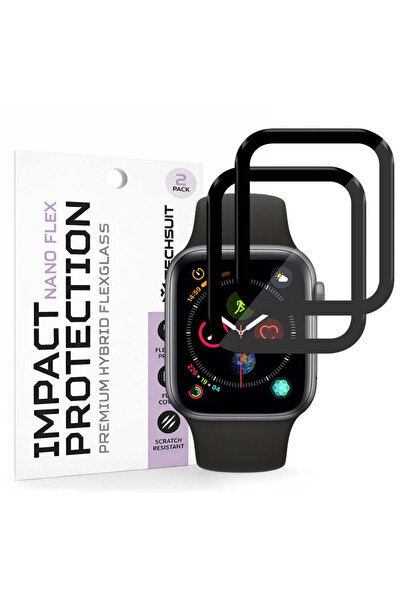 Techsuit Защитно фолио за Apple Watch SE 40мм, - черно