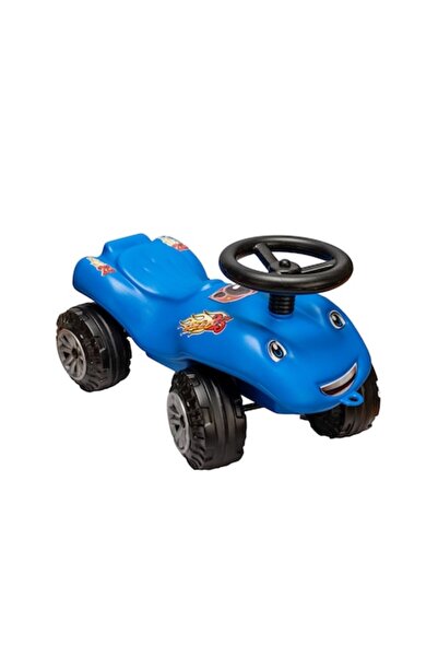 Huby Toys Mașinuță fără pedale pentru copii, cu volan, HUBY TOYS, albastru