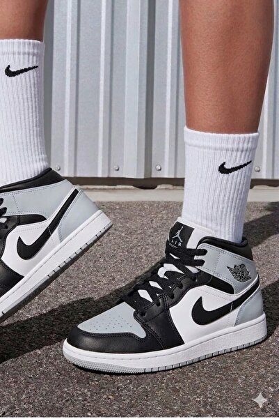 Nike Air Jordan 1 Mid Gs Unisex Spor Ayakkabısı ( SPORTİKS ) DAR KALIPTIR ...