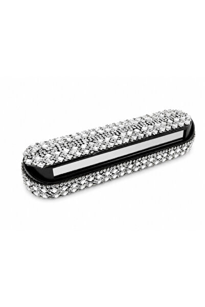 EFEAKS Crystal Baguette Stone Design Vehicle Number Plate – Premium Parking N...