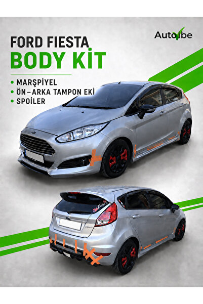 AutoVibe Ford Fiesta Body Kit Seti Fiber A Kalite Boyasız– Ön Karlık, Sağ Sol...