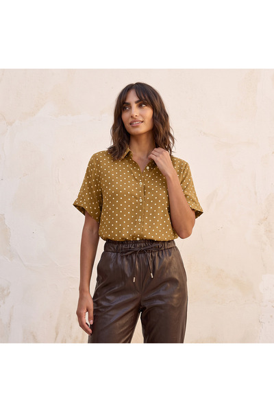 FAV SHORT SLEEVE FLARE SHIRT