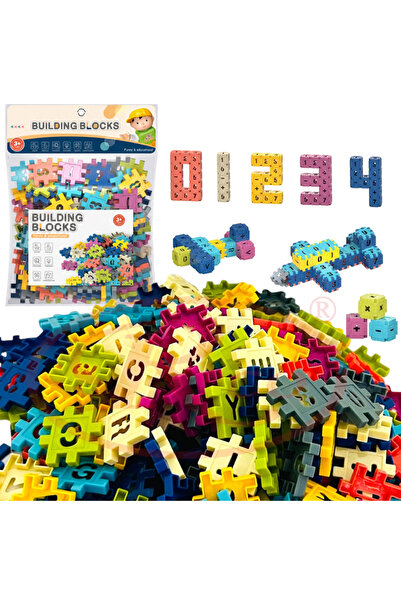 RCO Set de constructie STEM 480 piese – Fun Blocks Educational, piese patrate...