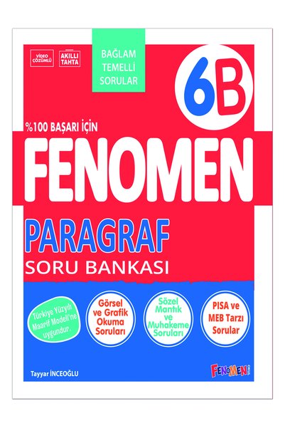 Fenomen Yayıncılık 6.SINIF PARAGRAF (B) SORU BANKASI