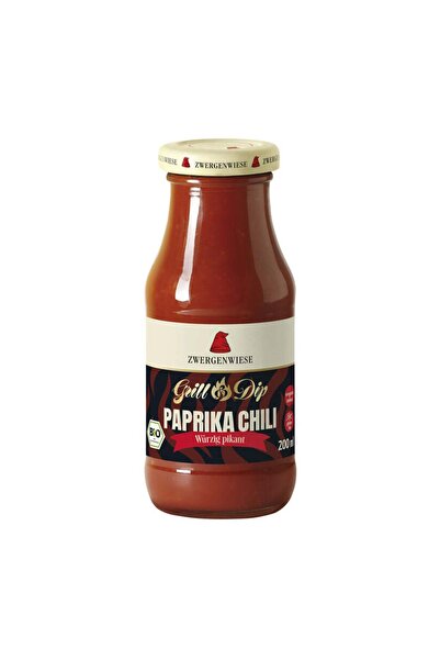 Zwergenwiese Organic Grill&Dip Sauce paprika chili, 200 ml