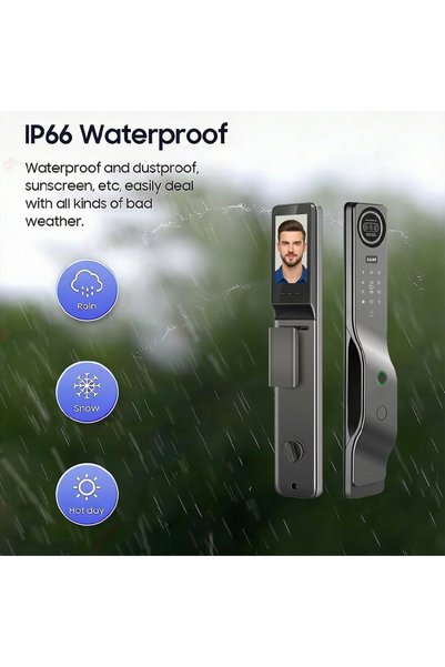 TUYA Smart outdoor door lock (face recognition)