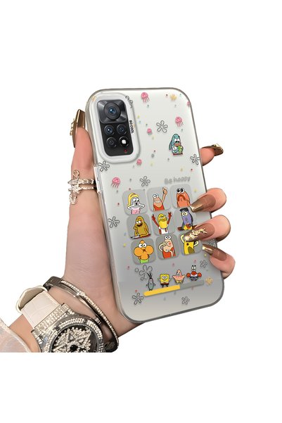 ucuc Case for Xiaomi Redmi Note 11 Pro 4G/5G Compatible Hard Acrylic Back Sil...