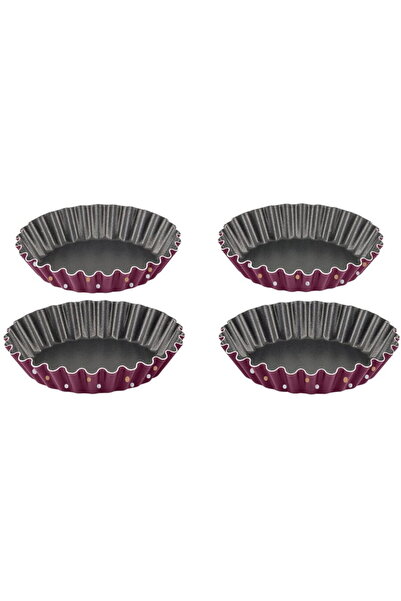 TEFAL Set of 4 PerfectBake muffin tins J5558102, 11 cm, non-stick coating
