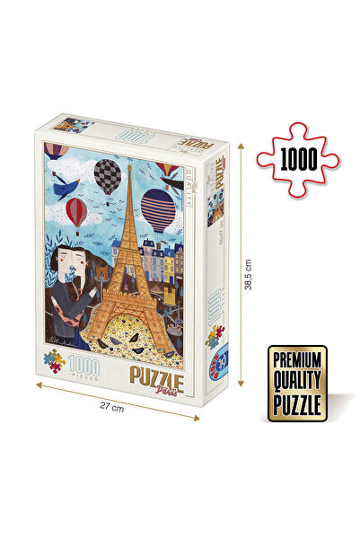 D-Toys Puzzle Paris – Kürti Andrea – Puzzle pentru adulți cu 1000 de piese