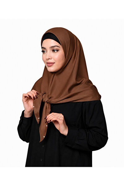 Linda Hijab Ladies Hijab with Pearl Button Detail – Elegant Modest Headscarf for Women