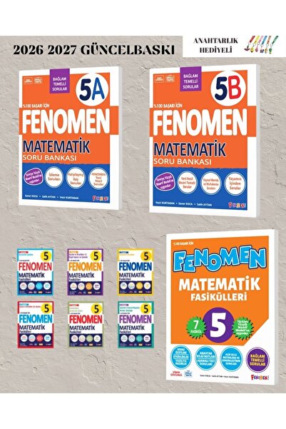 Fenomen Yayıncılık 5.SINIF MAT FASİKÜL SET A VE B SORU BANKASI 2026 2027