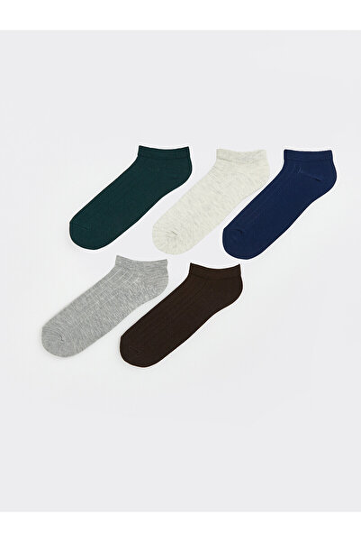 LC Waikiki Nevavm Men's Booties Socks 5-Pack