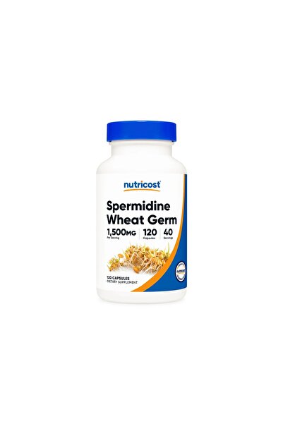 Nutricost Spermidine Wheat Germ 1,500 Mg 120 Capsules - Non-Gmo - Usa Origin