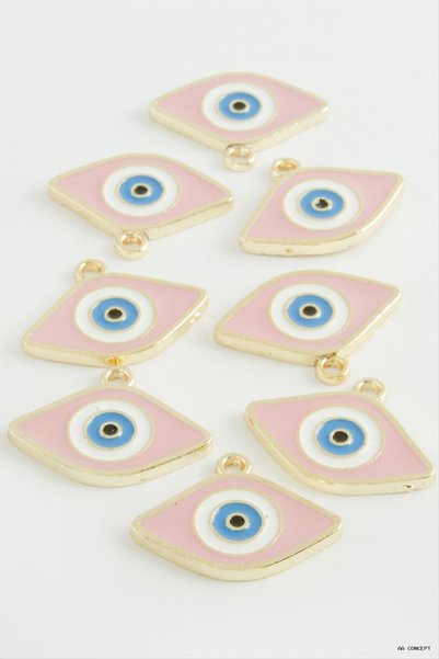 ZERO LAND Concepta Eye Single Handle Enamel Bracelet and Pendant Horse 1 Piec...