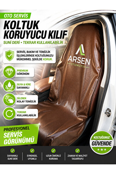 Genel Markalar Oto Servis Koltuk Koruyucu Kılıfı – Sürücü Koltuğu Koruma Örtü...