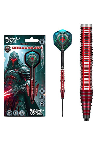Shot Future Knights Dreadheart % 90 Tungsten Çelik Uçlu Dart Oku
