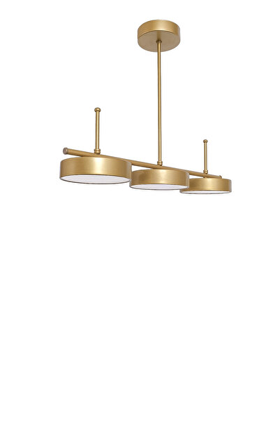 Fer Avize Çello Led Modern Tasarım 3 Renk Işık Seçenekli Enerji Tasarruflu 3'lü Led Avize Mutfak Salon Çocuk Odası Giyinme Odası