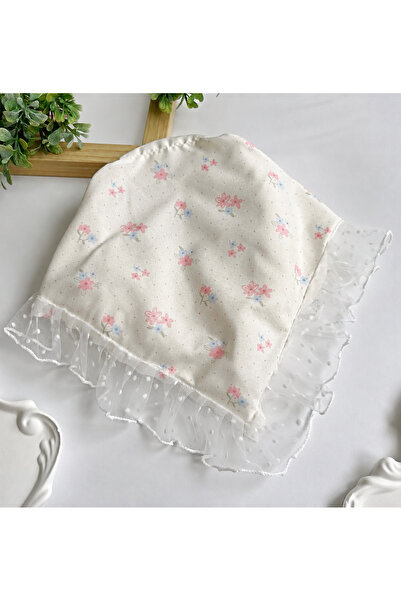 Ugly Duck Patterned Crowned Bandana - Pink-Blue Flower