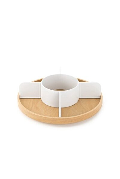 umbra Organizator rotativ compartimentat Bellwood Lazy Susan - Umbra, alb