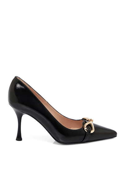 Tergan Siyah Hakiki Rugan Deri Kadın Stiletto - K25S1AY68128-A07