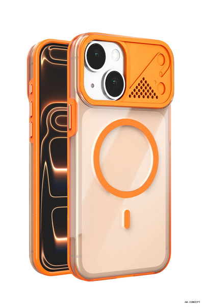 Joko Concepta iPhone 15 Zinko Magsafe Cover (154739) - Orange