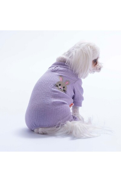 Pawstar Lilac Lavender Bunny Dog Jumpsuit Dog Outfit Cat Outfit