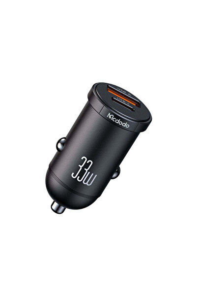 Mcdodo Incarcator Auto CC-2320 Cool, 33W, 3A, 1 x USB-A - 1 x USB-C, Negru
