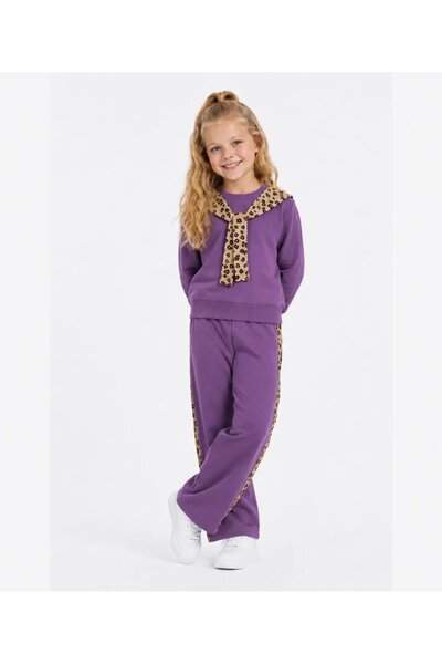 My Hanne Leopard Scarf Girl's Set 32450