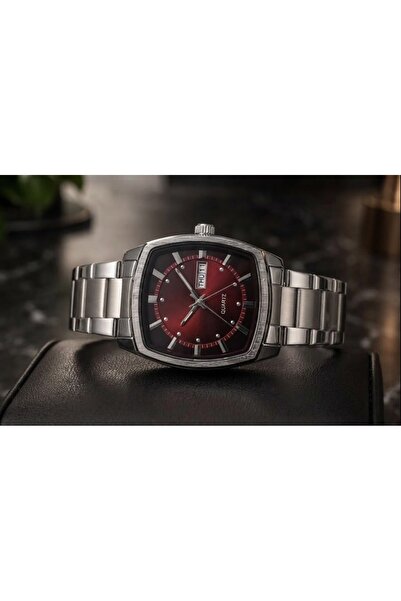 ATKGİYİM Luxury Square Case Steel Band Men's Wristwatch - Casual Classic Meta...