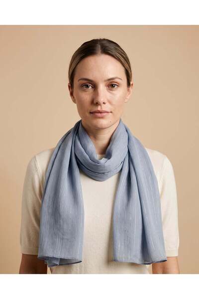 REDTAG Girls Grey Textured Scarf