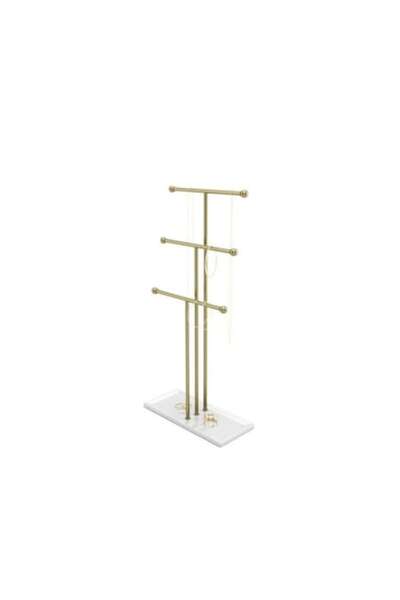 umbra Suport bijuterii Umbra, Metal, Auriu/Alb