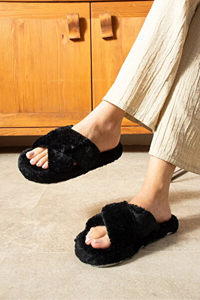 YILDIZ SHOES Γυναικείες Παντόφλες Σπιτιού Άνετες με Μαλακή Σόλα από Αφράτο Φτ...