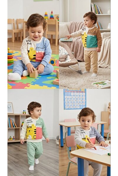 CemBebe Seasonal long sleeve comfortable and practical outfit for baby boys
