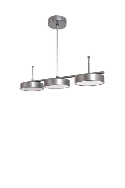 Fer Avize Çello Led Modern Tasarım 3 Renk Işık Seçenekli Enerji Tasarruflu 3'lü Led Avize Mutfak Salon Çocuk Odası Giyinme Odası