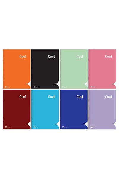 KESKİN COLOR Keskin A4 80 Yp. Checkered Pp Cover Sewn Notebook-Cool