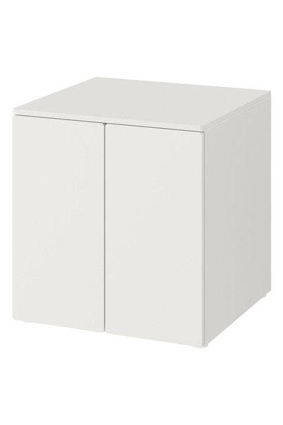 IKEA Modern Beyaz Bebek Çocuk Gardırop 60x55x63 cm İskandinav Tarzı Sağlam Ahşap Odası Dolap