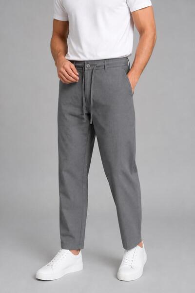 ALEXANDERGARDI Textured Relaxed Fit Lace-Up Trousers
