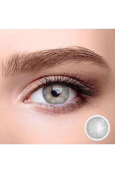 Fancy Look Ρόμε Γκρέι - Μπλε φακοί επαφής, συσκευασία με θήκη αποθήκευσης