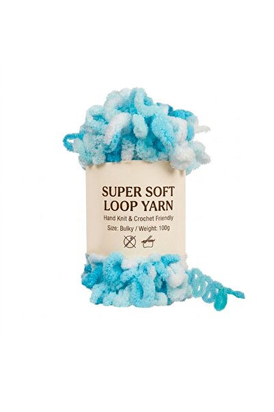 ARDSU Puffy Hand Knitting Yarn Package 100 Gr. Finger Knitting Yarn 1 Piece